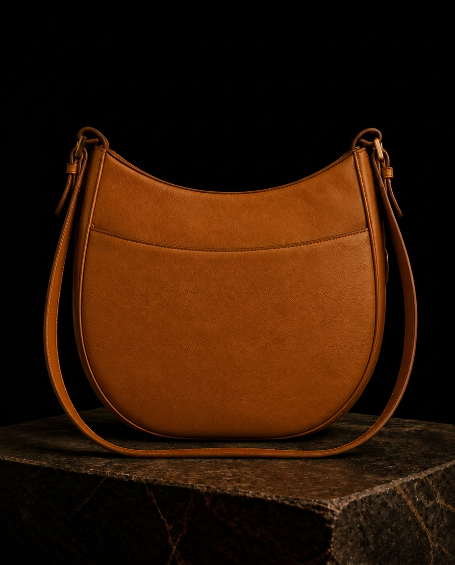 Lindiwe seen from the front, curved seam and adjustable shoulder strap